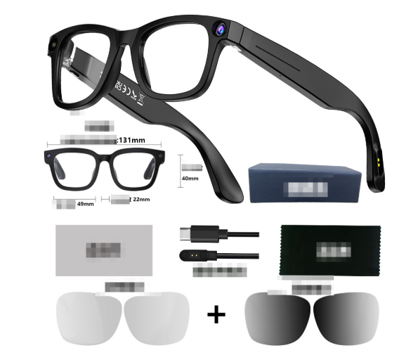 AI Camera Smart Glasses — HD Video, Voice Calls & Translation