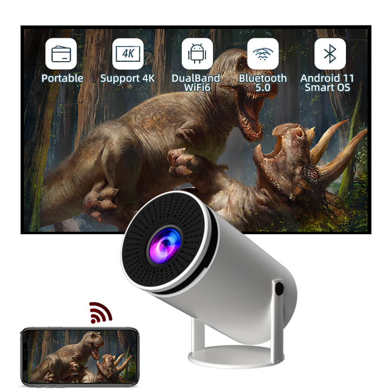 HY300 Smart Home Projector — 720P HD, Android, Plug & Play