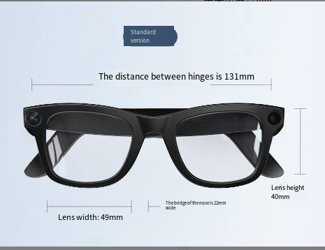 AI Camera Smart Glasses — HD Video, Voice Calls & Translation