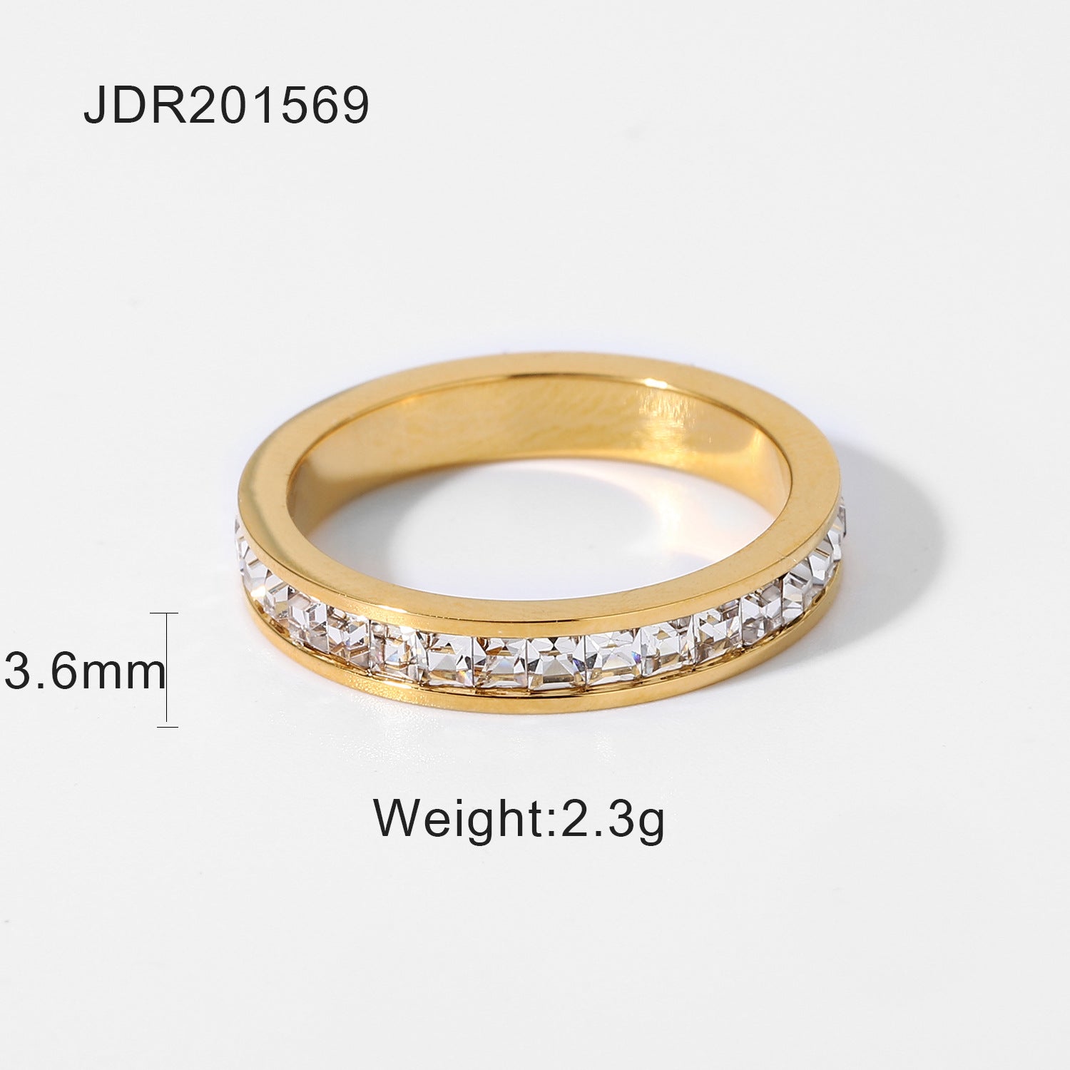 Alleria Geometric Ring — Stainless Steel in Gold, Steel & Rose Gold