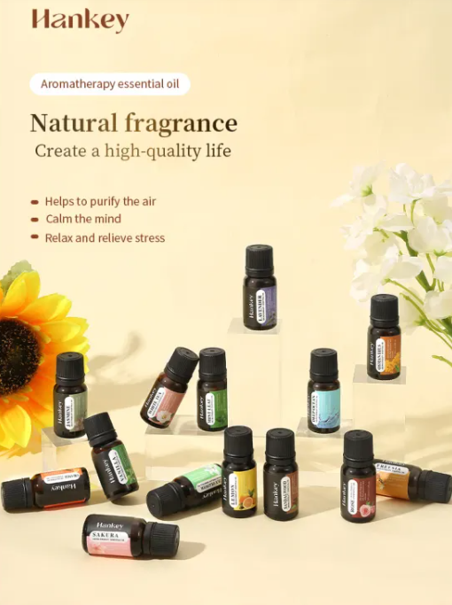 Aroma Wave Essential Oil Diffuser — Water-Soluble, Flame-Free Aromatherapy