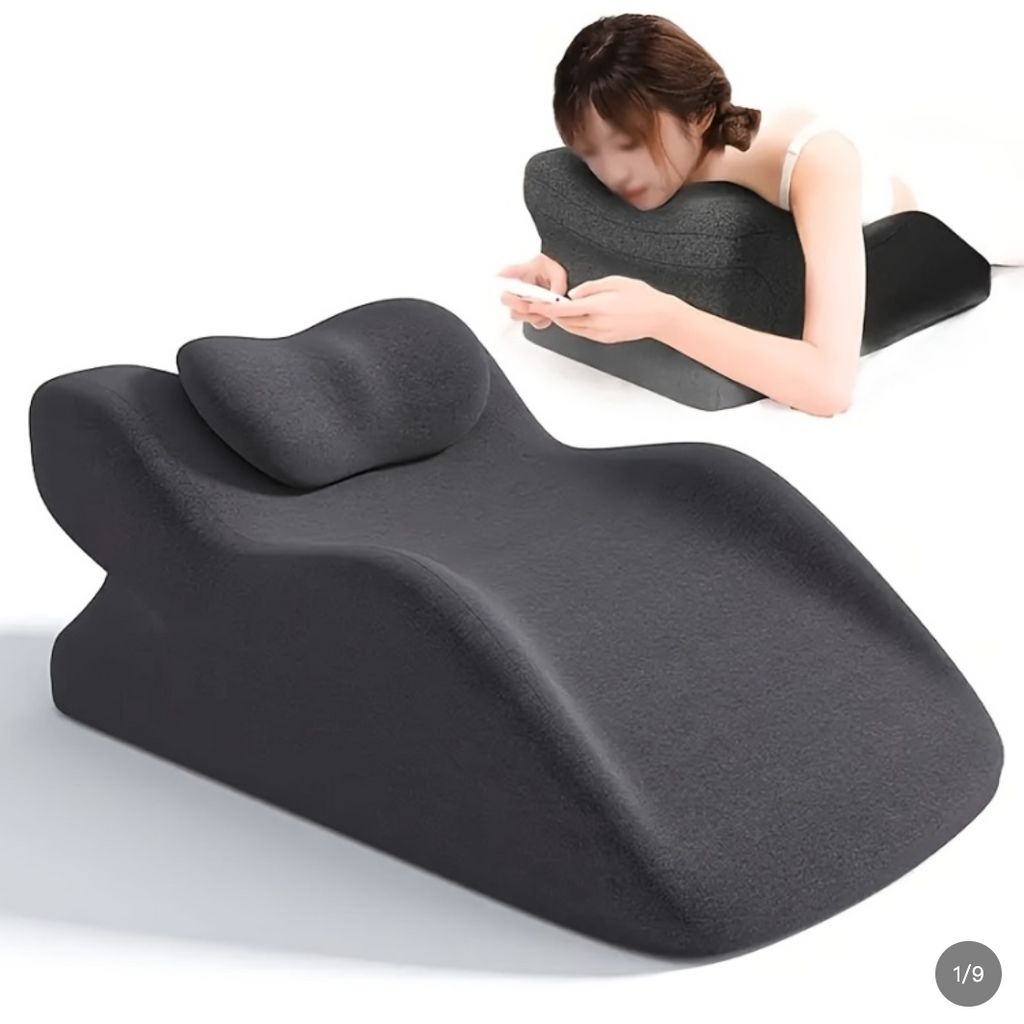 Stomach Sleeper Support Pillow — Neck & Spine Relief, 4 Colours
