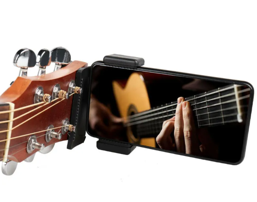 Guitar Phone Clip Stand — Hands-Free Streaming & Recording