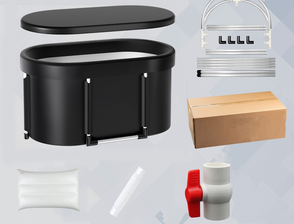 Portable Ice Bath Tub — Foldable Multi-Layer Insulation for Recovery