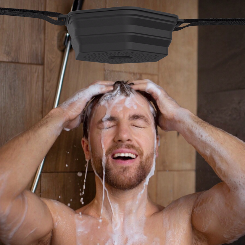 Foldable Silicone Ice Bath — Oversized Portable Shower Set for Adults