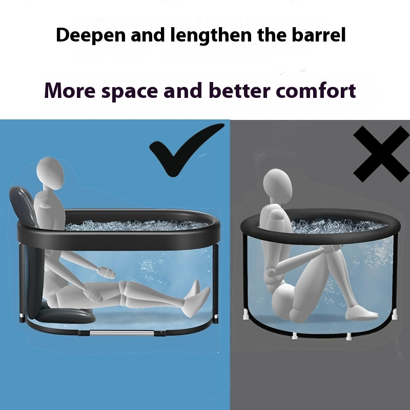 Portable Ice Bath Tub — Foldable Multi-Layer Insulation for Recovery