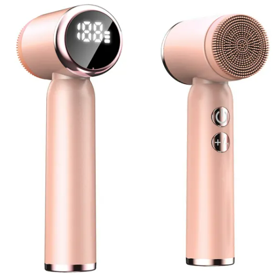 6-in-1 Ultrasonic Electric Face Cleansing Brush — Hot & Cold Compress