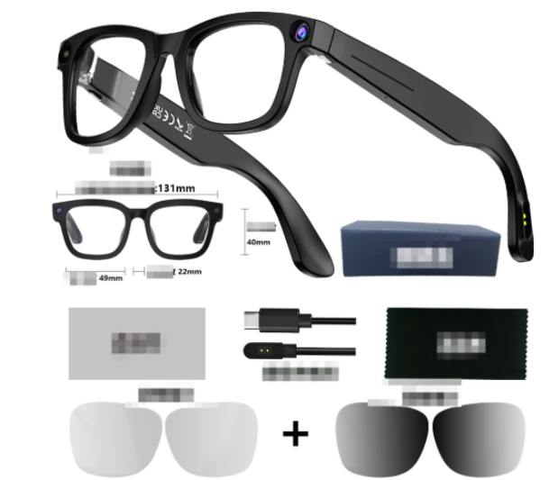 AI Camera Smart Glasses — HD Video, Voice Calls & Translation