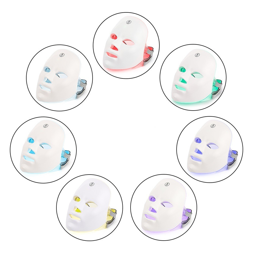 LED Skin Rejuvenation Facial Beauty Device — Multi-Spectrum Light Therapy
