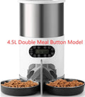 Automatic Pet Feeder — Dual Meal Dispenser with Voice Recording