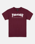 Thrasher Skate Mag T-Shirt — Classic Heritage Logo, Maroon