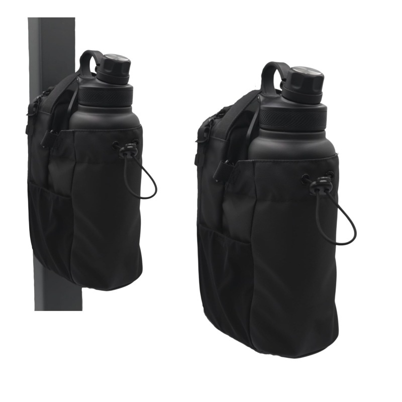 Magnetic Water Bottle Bag — Waterproof Canvas Carrier for Indoor Sports