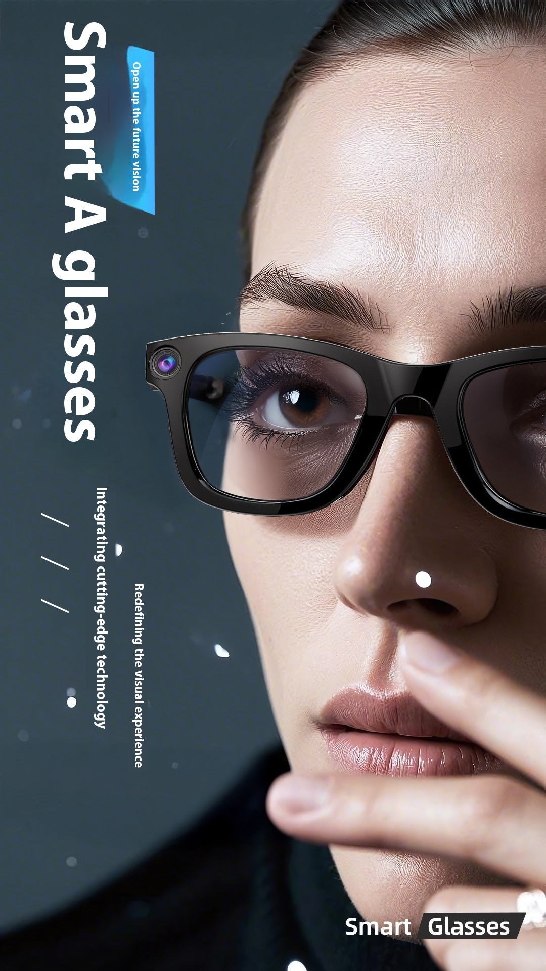 AI Camera Smart Glasses — HD Video, Voice Calls & Translation