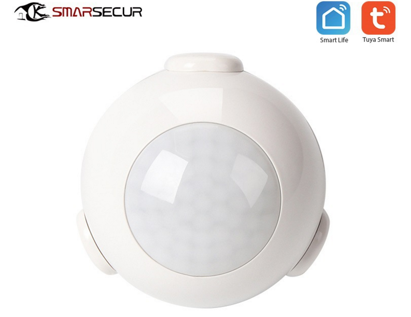 Smart Home Infrared Motion Sensor — 110° Wide Angle, Compact Design