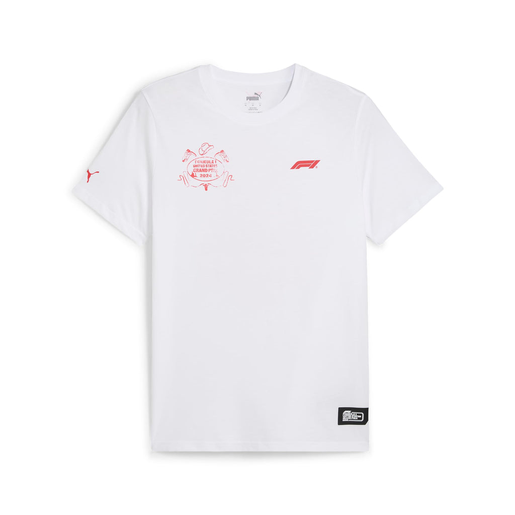 PUMA Formula 1 2024 Austin T-Shirt — 100% Cotton, Limited Edition