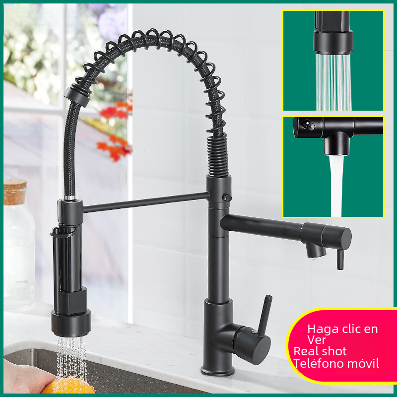 Brushed Nickel Dual-Function Kitchen Faucet