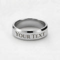 Stylish Custom Text Ring
