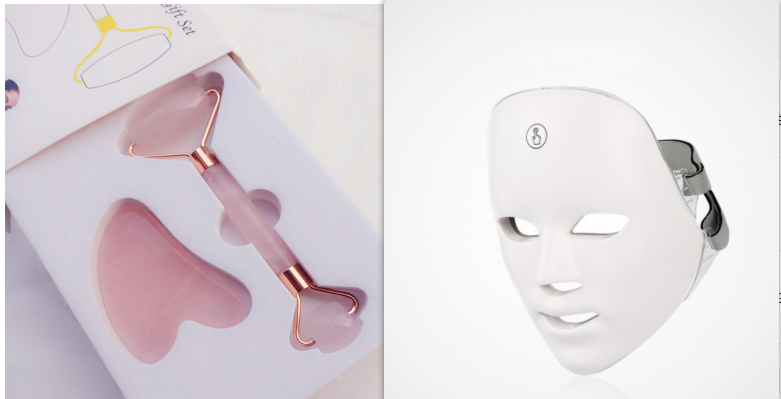 LED Skin Rejuvenation Facial Beauty Device — Multi-Spectrum Light Therapy