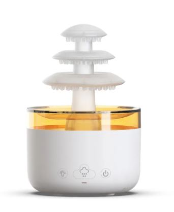 Cloud Rain Air Humidifier — 2-in-1 Diffuser with White Noise & Mood Light