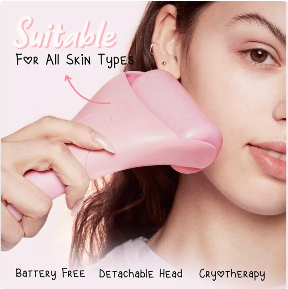 Facial Ice Roller — Cooling Skin Massage for Puffiness & Soothing Relief