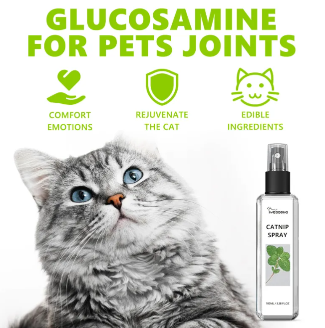 Pet Health Vitality Spray — Natural Immune Support & Coat Care for Cats