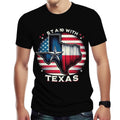 Texas Flag Map Patriotic T-Shirt — Texan Pride Graphic, 4XL
