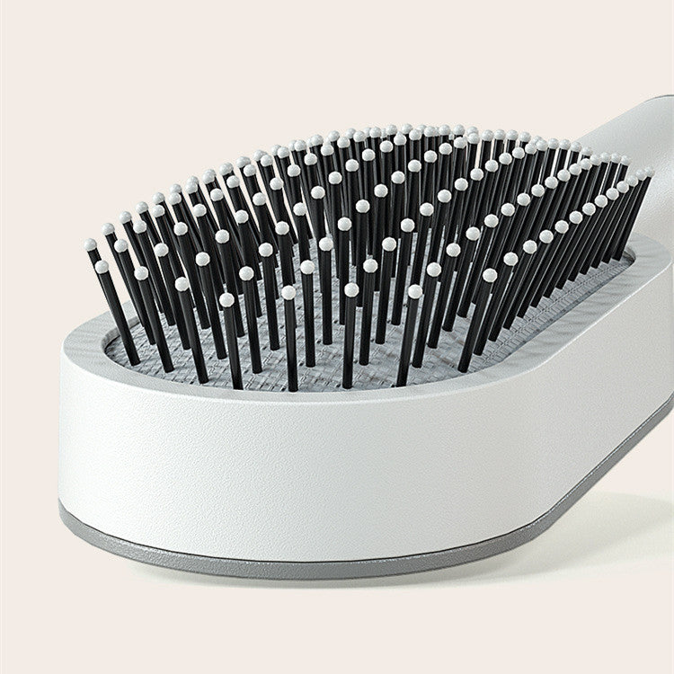 Self-Cleaning Hair Brush — Airbag Massage, Anti-Static | For All Hair Types