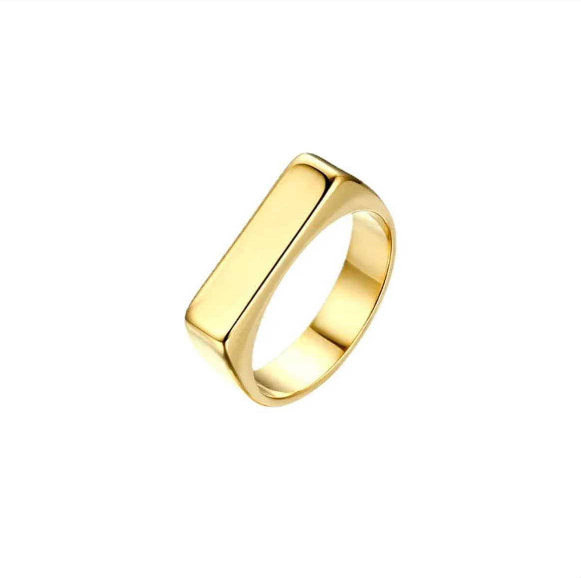 Lana Minimalist Gold Ring — Everyday Elegance