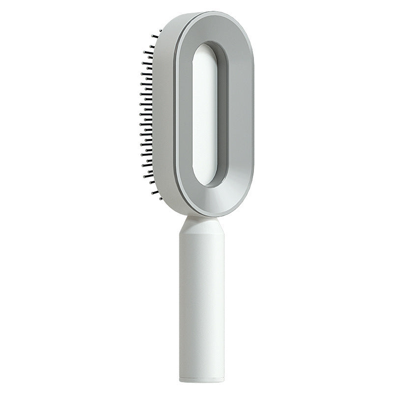 Self-Cleaning Hair Brush — Airbag Massage, Anti-Static | For All Hair Types